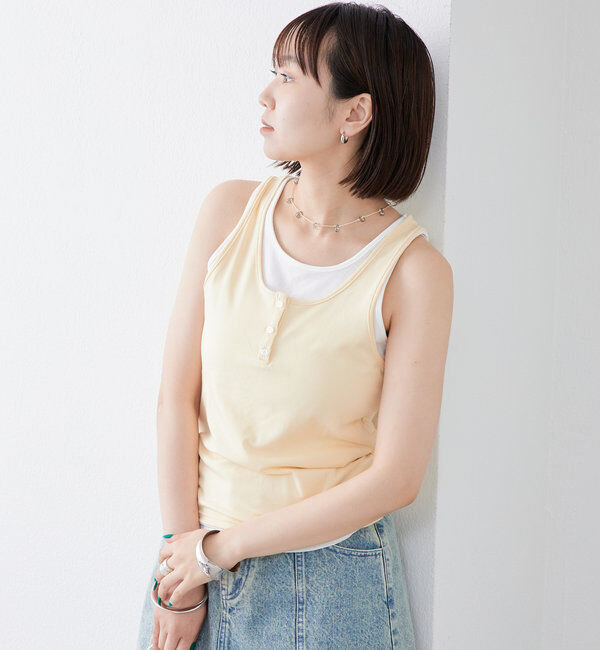  「レイヤードタンク」|キャミソール|
