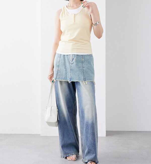  「レイヤードタンク」|キャミソール|