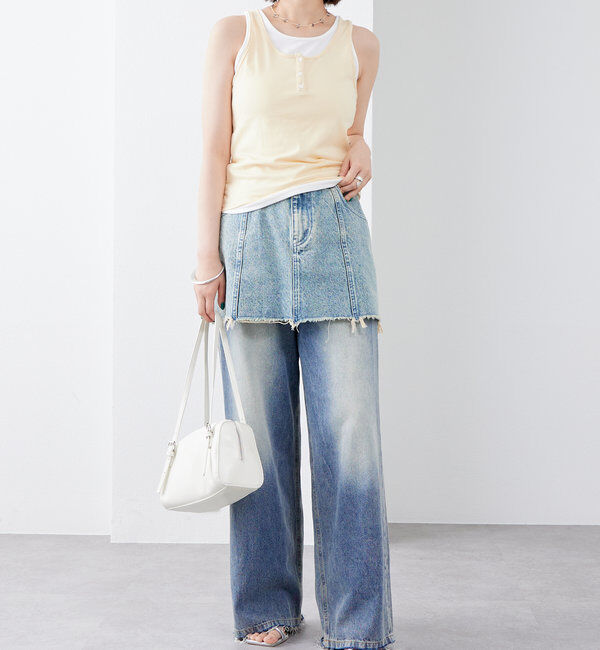  「レイヤードタンク」|キャミソール|