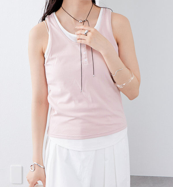  「レイヤードタンク」|キャミソール|
