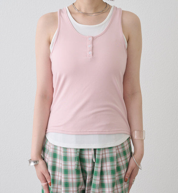  「レイヤードタンク」|キャミソール|