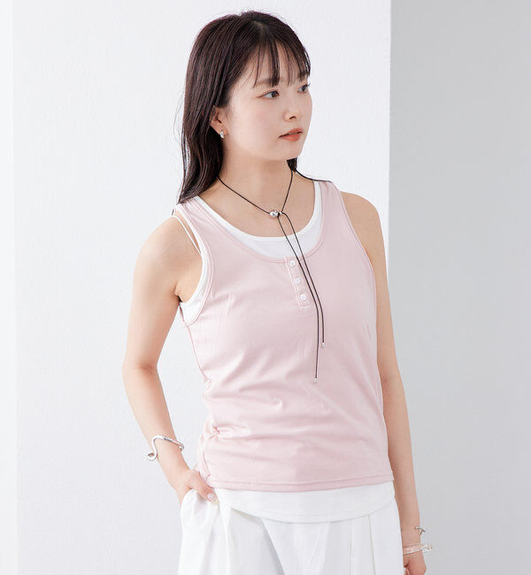  「レイヤードタンク」|キャミソール|