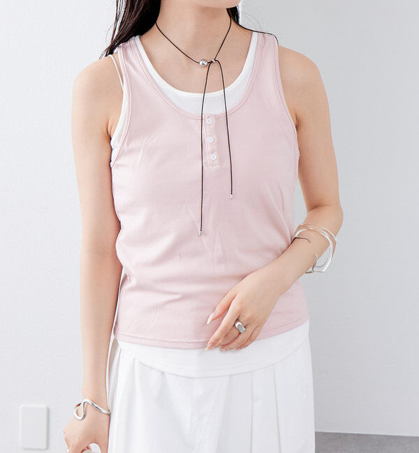  「レイヤードタンク」|キャミソール|