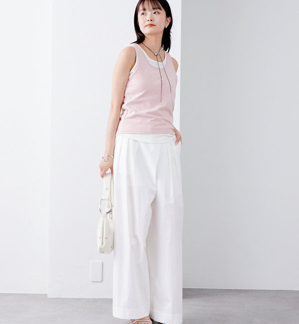  「レイヤードタンク」|キャミソール|