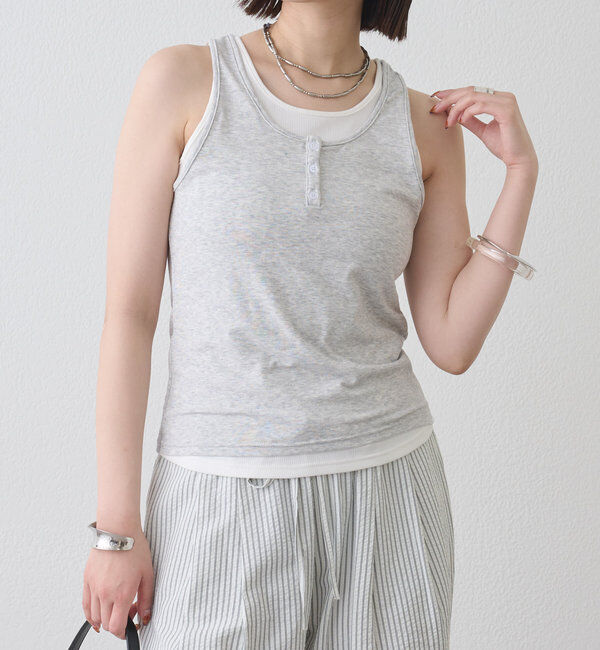  「レイヤードタンク」|キャミソール|