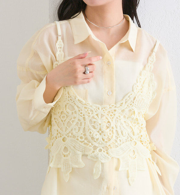  「フラワーキャミ」|シャツ・ブラウス|