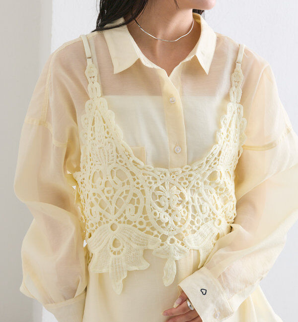  「フラワーキャミ」|シャツ・ブラウス|