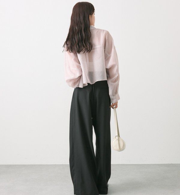  「ドロストダブルベルトパンツ」|チノ|