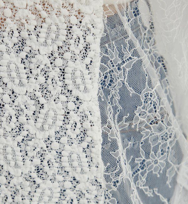  「レース切替ブラウス」|シャツ・ブラウス|