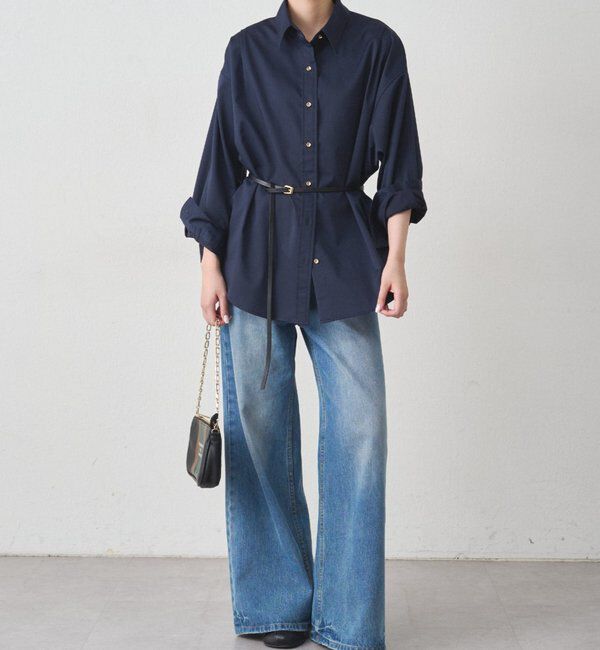  「サテンBIGシャツ」|シャツ・ブラウス|