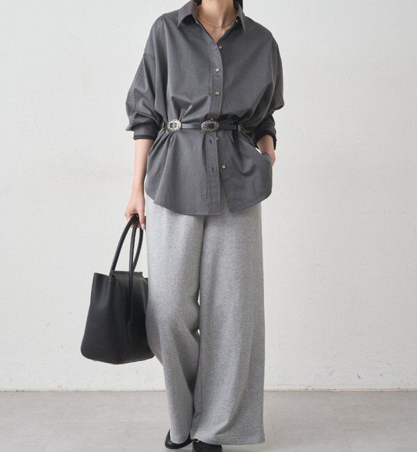  「サテンBIGシャツ」|シャツ・ブラウス|