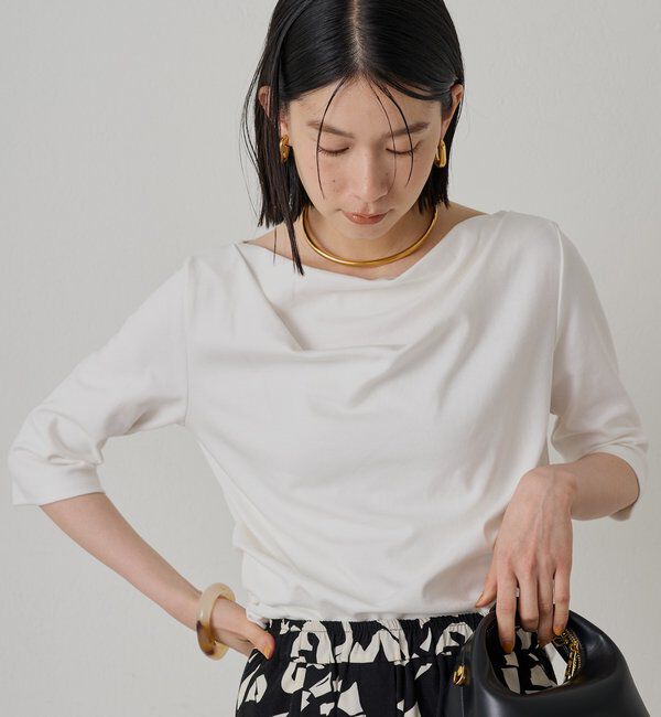  「ドレープカットソー」|Tシャツ・カットソー|
