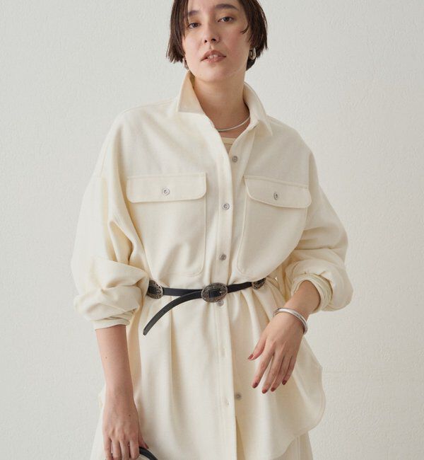  「ウールオーバーシャツ」|シャツ・ブラウス|