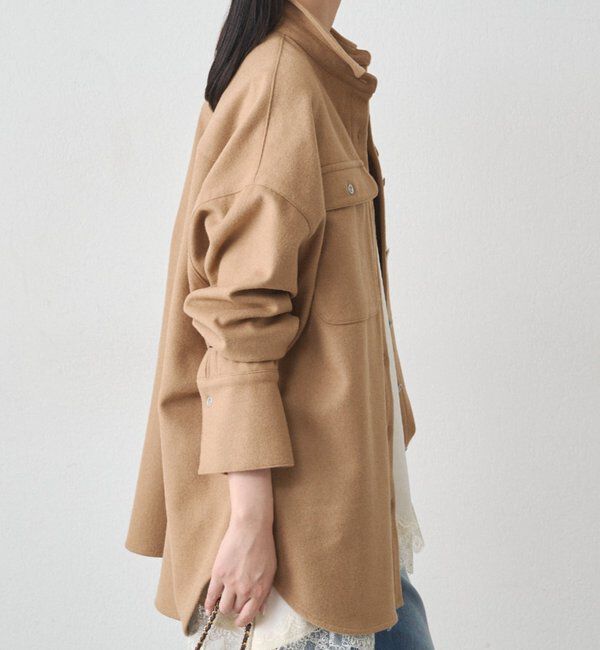  「ウールオーバーシャツ」|シャツ・ブラウス|