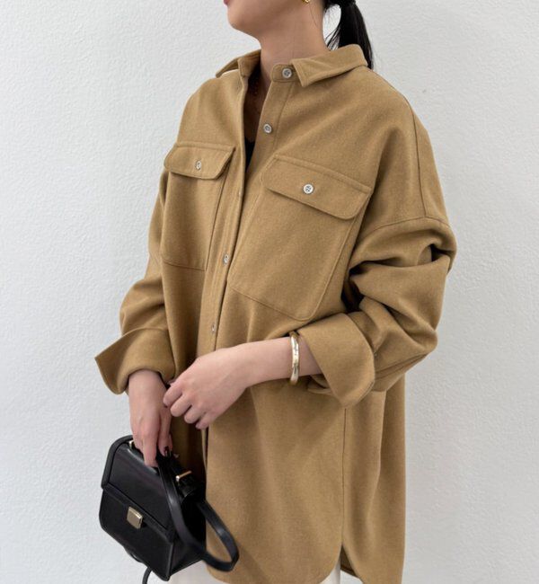  「ウールオーバーシャツ」|シャツ・ブラウス|