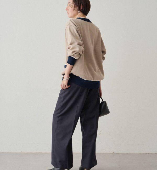  「配色ラインニットカーデ」|ニット・セーター|