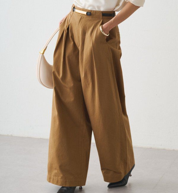  「チノベルトタックパンツ」|チノ|