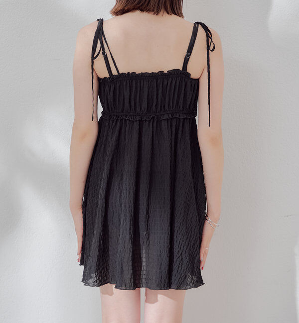  「【WEB限定/REVIVAL】肩リボンキャミチュニック水着３点セット」|ビキニ|