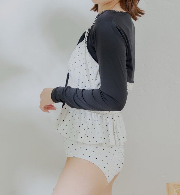  「【水着】ボレロレイヤード3点セット」|ビキニ|