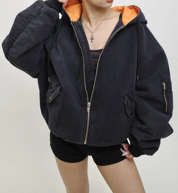  「【UNISEX/ユニセックス】KOOKY'N フードダックMA1」|その他|