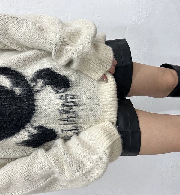  「【UNISEX/ユニセックス】ビリヤードモヘアニット」|ニット・セーター|