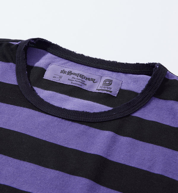  「【Sourcream/サワークリーム】ボーダーロンTEE」|Tシャツ・カットソー|