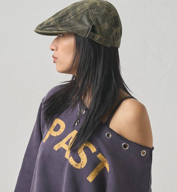  「【WEB限定】迷彩ハンチング」|ハット|グリーン