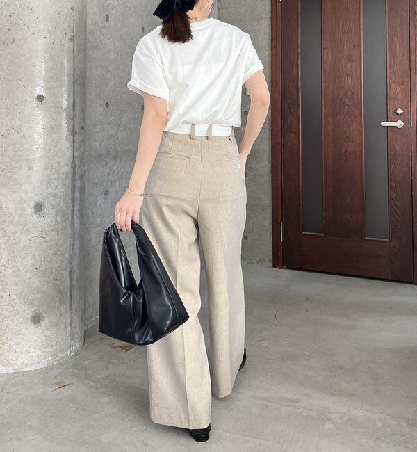  「【C.L】【セットアップ対応】マーベルトタックパンツ」|チノ|