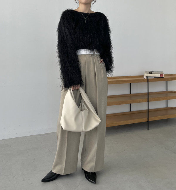  「【C.L】【セットアップ対応】マーベルトタックパンツ」|チノ|