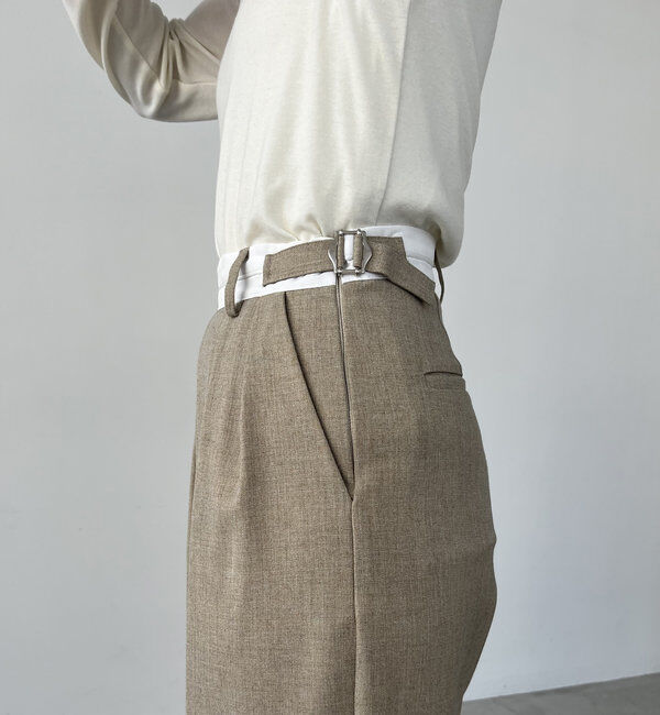  「【C.L】【セットアップ対応】マーベルトタックパンツ」|チノ|