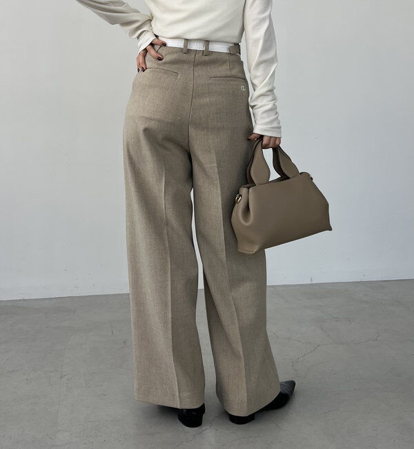  「【C.L】【セットアップ対応】マーベルトタックパンツ」|チノ|