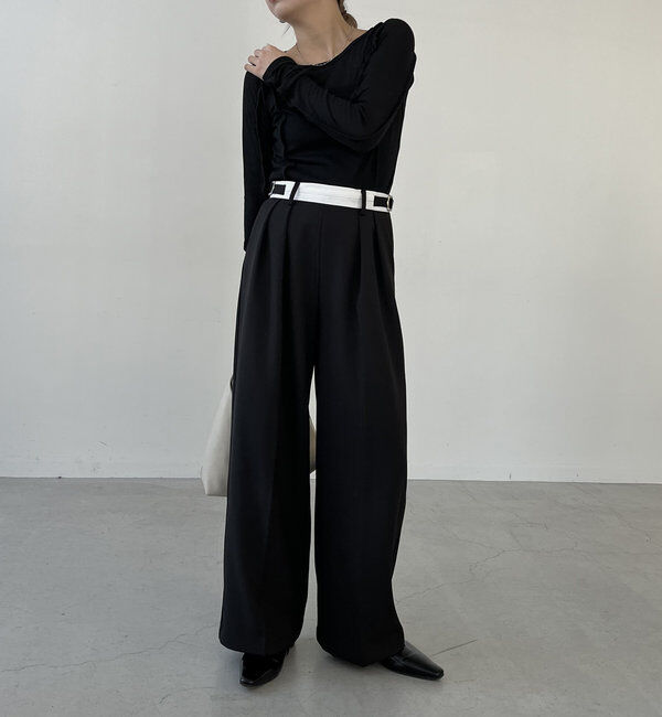  「【C.L】【セットアップ対応】マーベルトタックパンツ」|チノ|