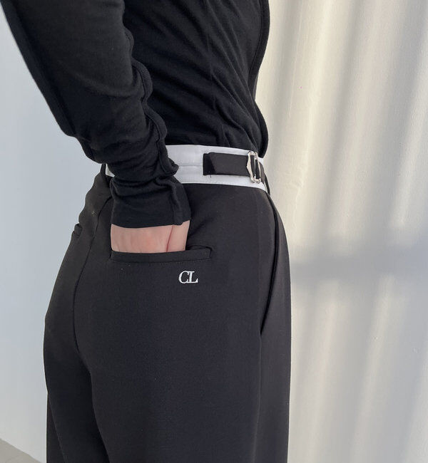  「【C.L】【セットアップ対応】マーベルトタックパンツ」|チノ|