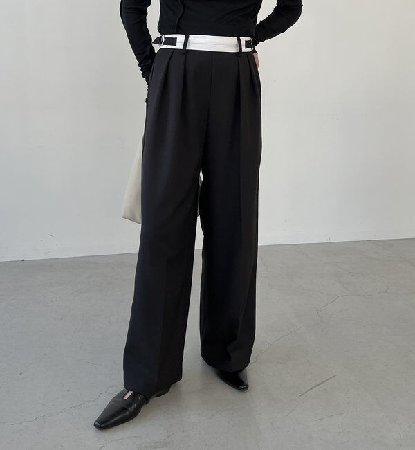  「【C.L】【セットアップ対応】マーベルトタックパンツ」|チノ|