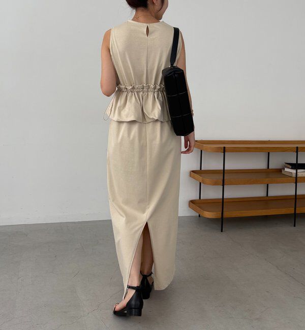  「【低身長サイズあり】バルーンペプラムワンピース」|ワンピース|