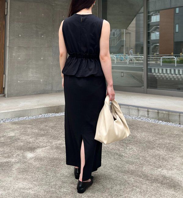  「【低身長サイズあり】バルーンペプラムワンピース」|ワンピース|