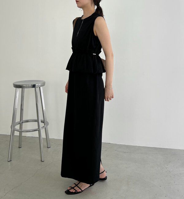  「【低身長サイズあり】バルーンペプラムワンピース」|ワンピース|