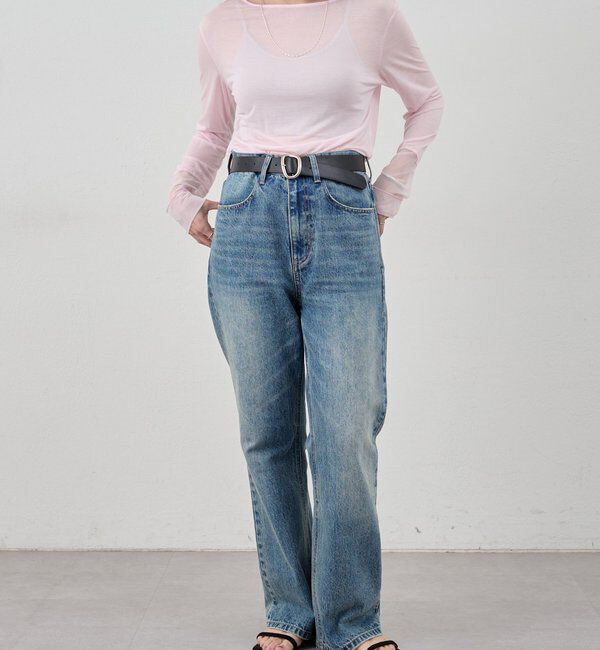  「【1枚でもレイヤードでも〇】袖シアーカットソー」|Tシャツ・カットソー|