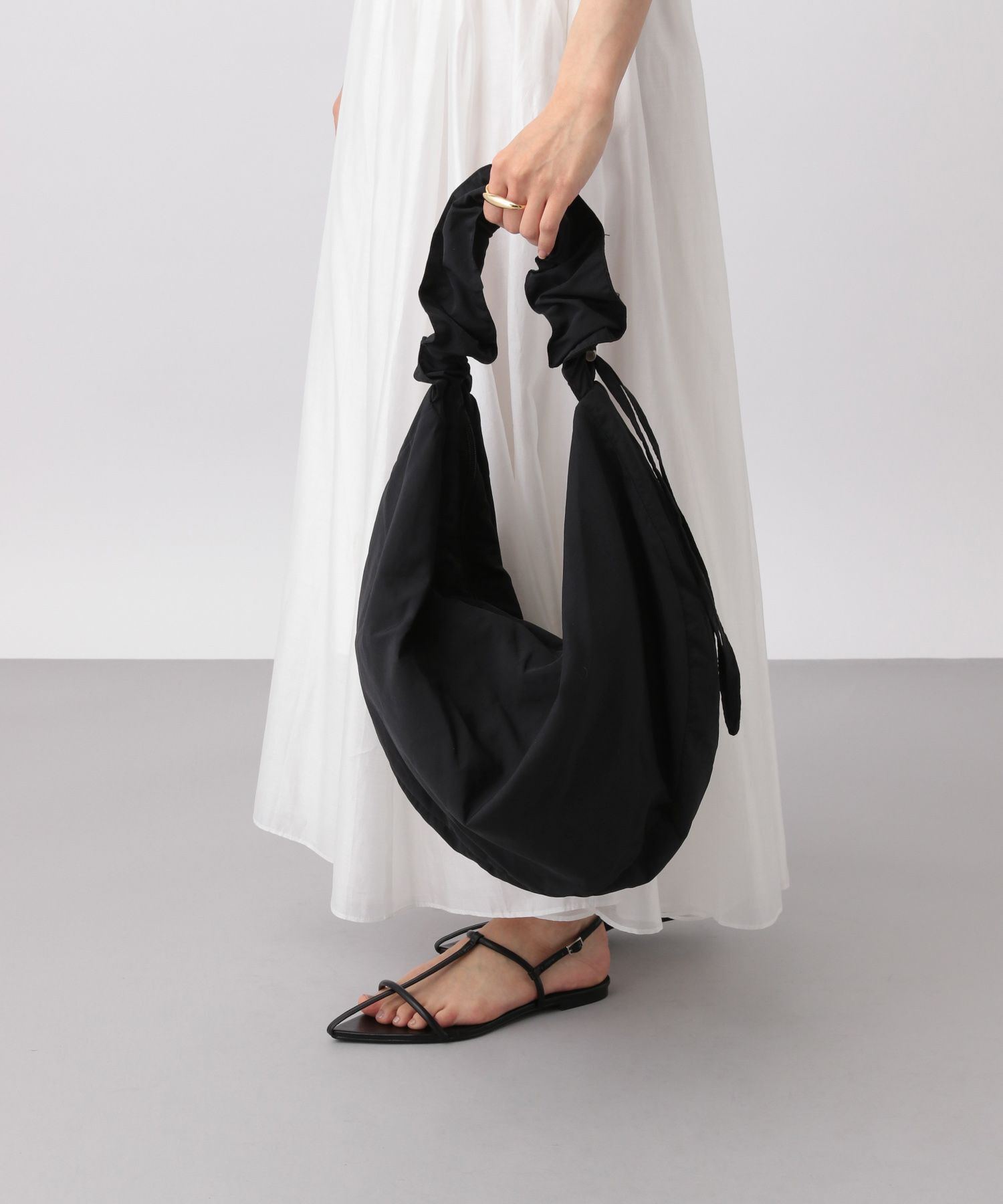 A part by 「2WAYドロストバッグ」|ショルダー・メッセンジャー|ブラック