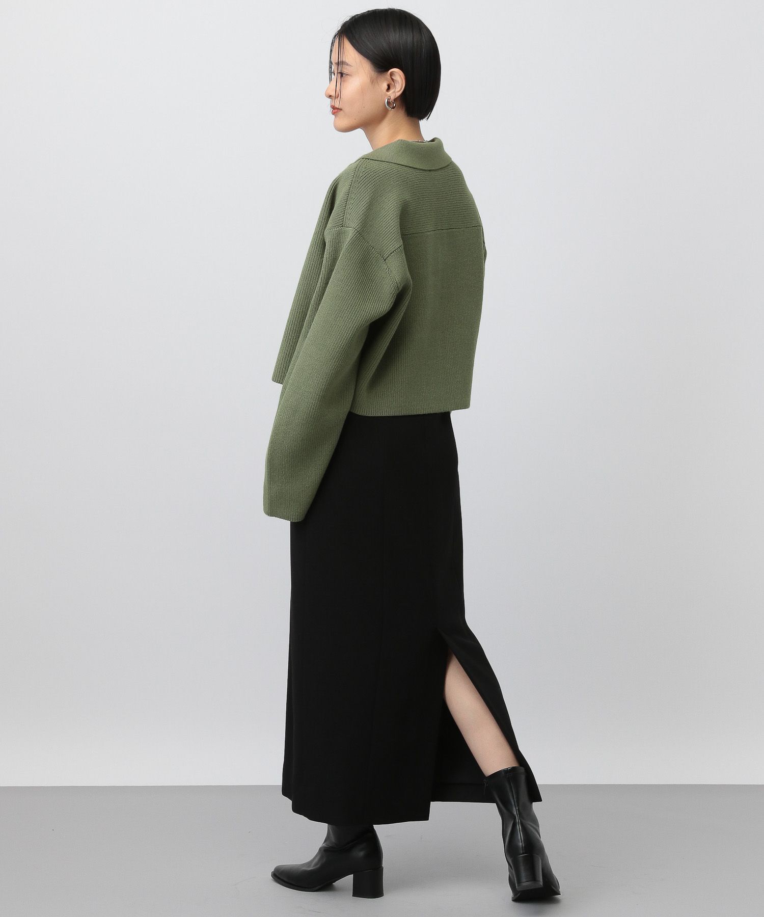 A part by 「エリZIPカーディガン」|ニット・セーター|