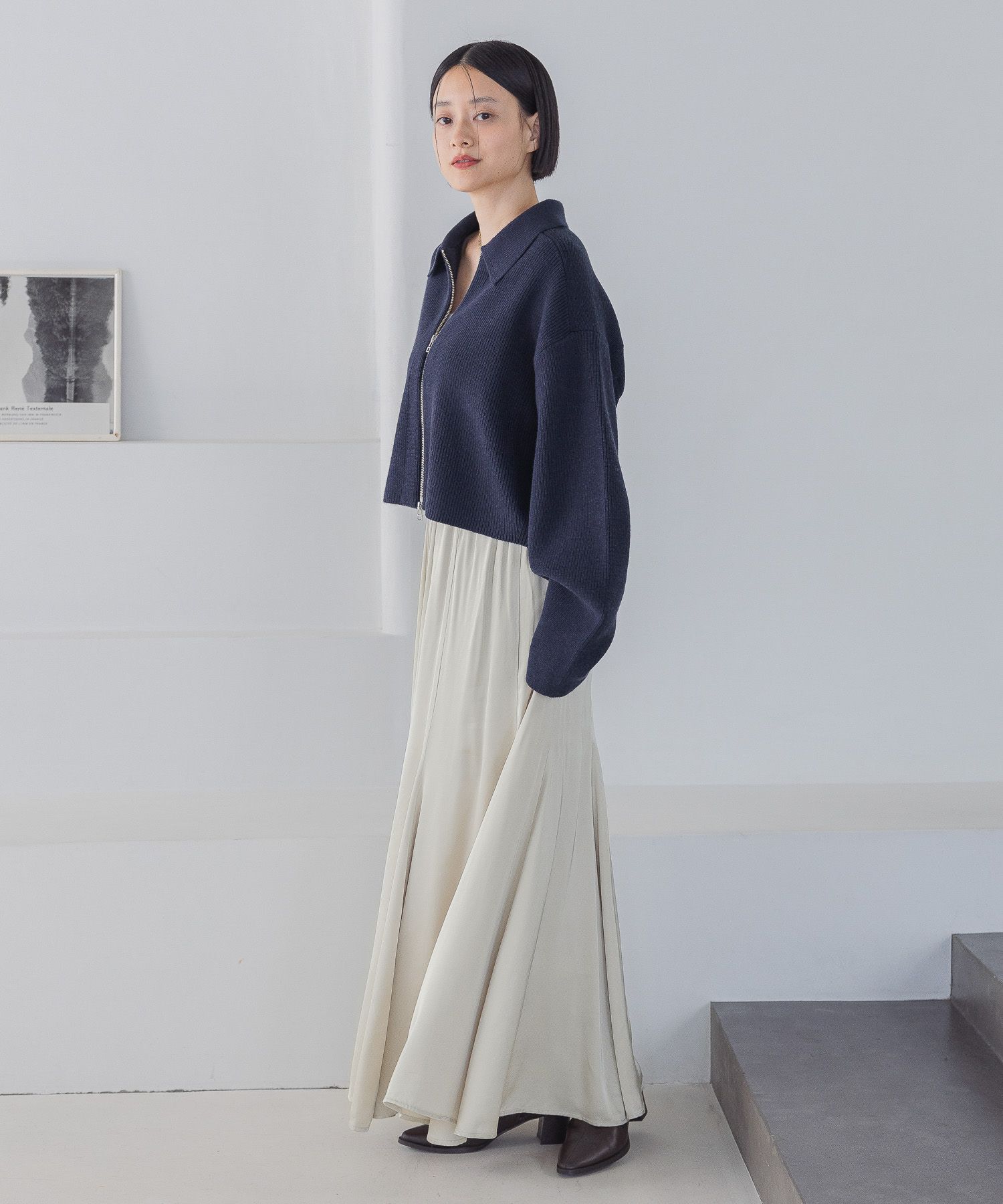 A part by 「エリZIPカーディガン」|ニット・セーター|