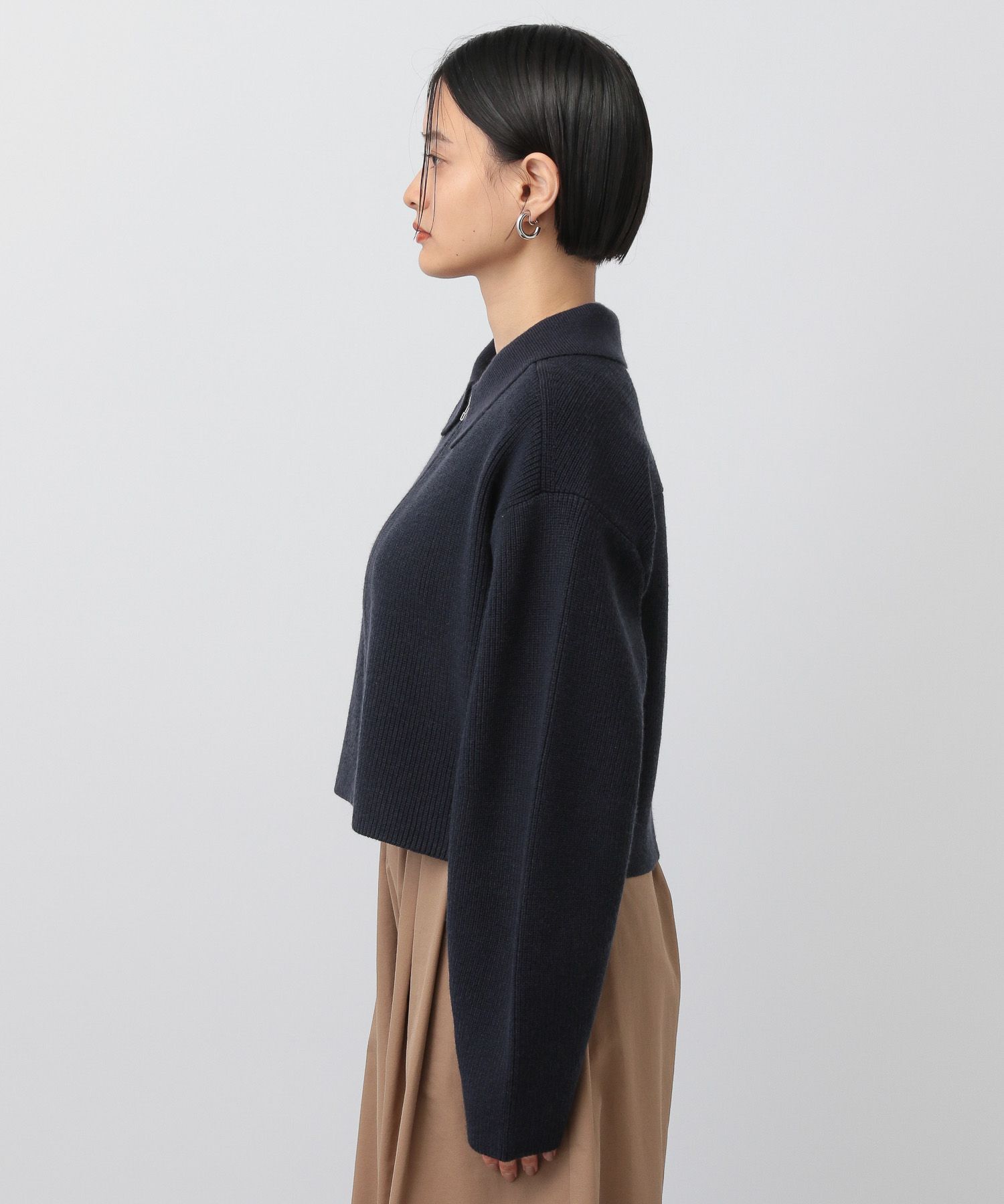 A part by 「エリZIPカーディガン」|ニット・セーター|