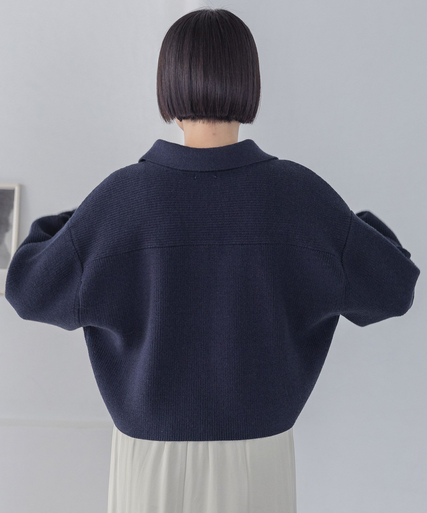 A part by 「エリZIPカーディガン」|ニット・セーター|