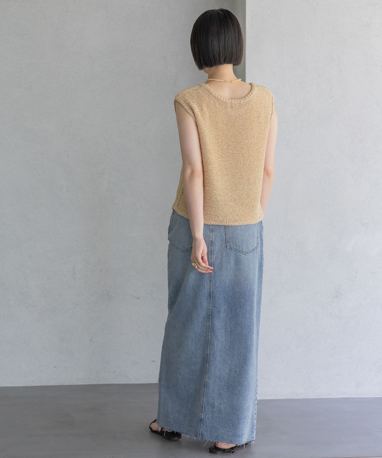 A part by 「Apbスリットデニムスカート」|タイト|