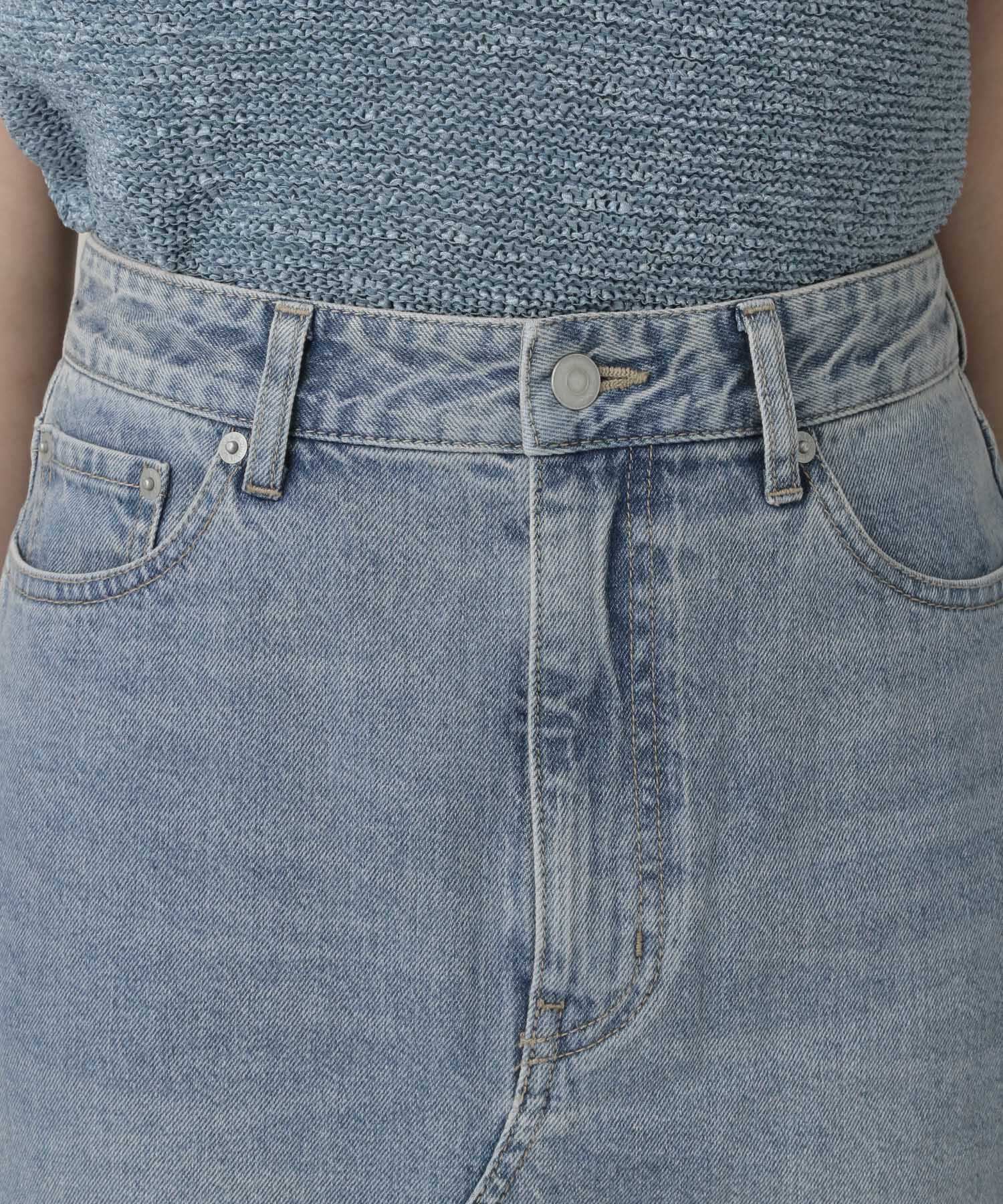 A part by 「Apbスリットデニムスカート」|タイト|