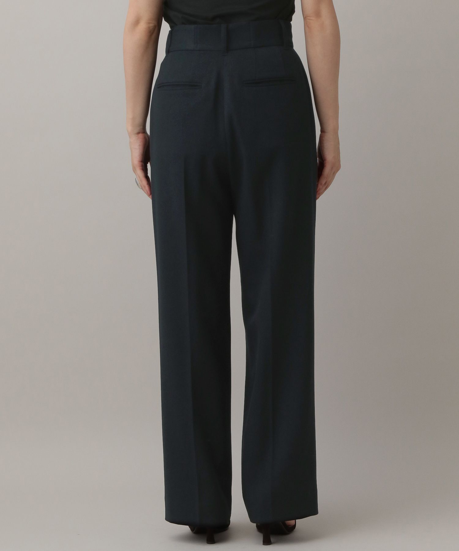 A part by 「【セットアップ対応】Ｗライクストレートパンツ」|スラックス|