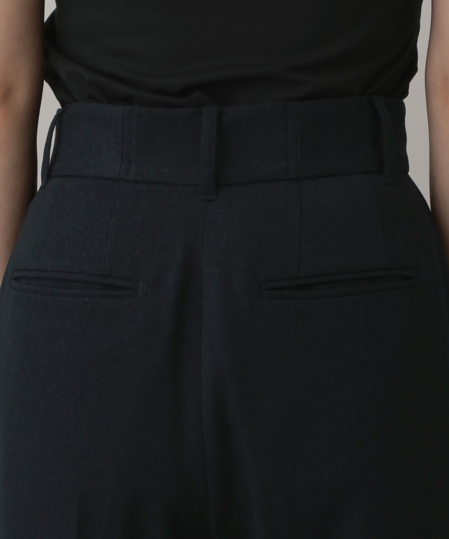 A part by 「【セットアップ対応】Ｗライクストレートパンツ」|スラックス|