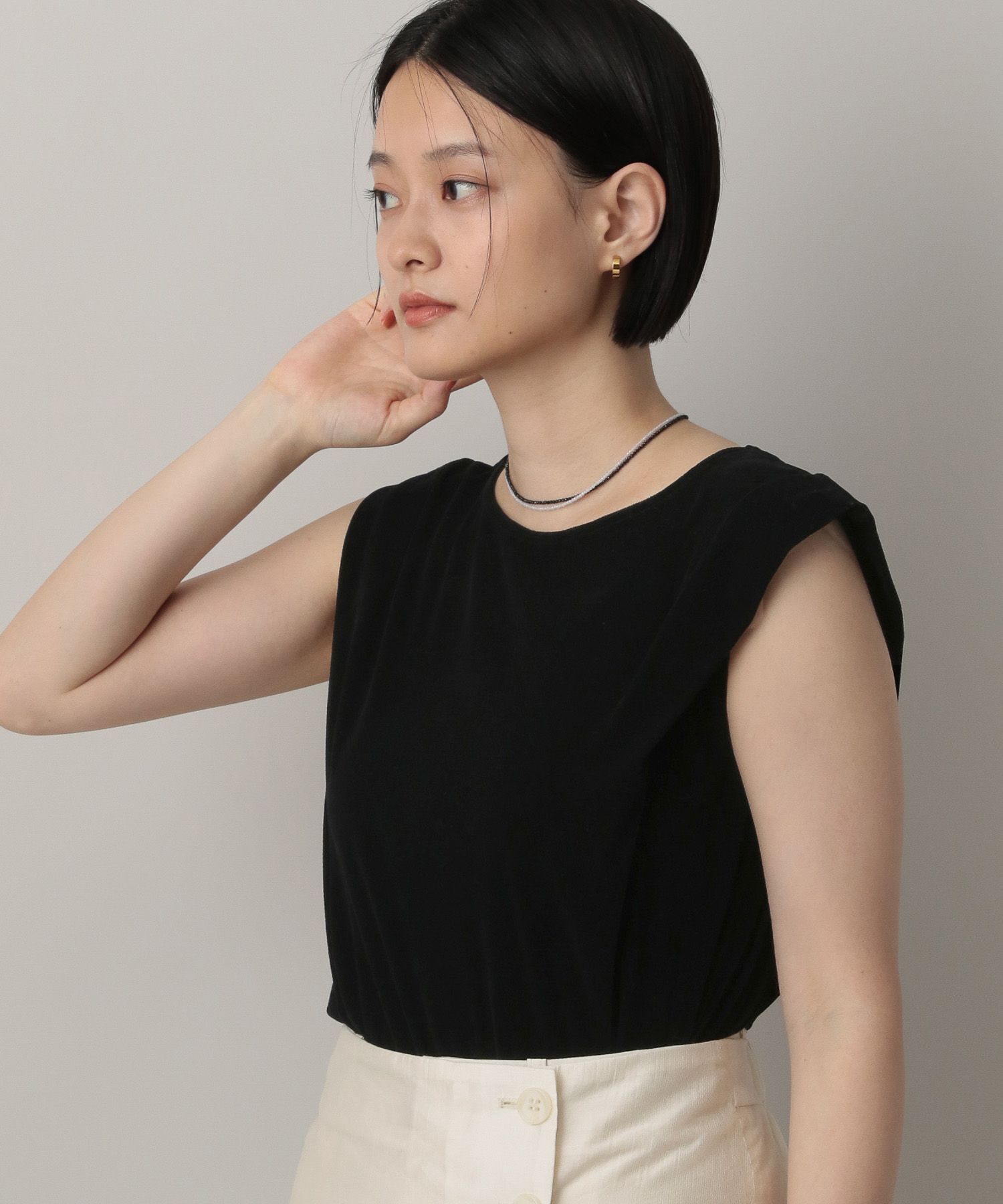 A part by 「ベロアタックスリーブノースリーブ」|Tシャツ・カットソー|