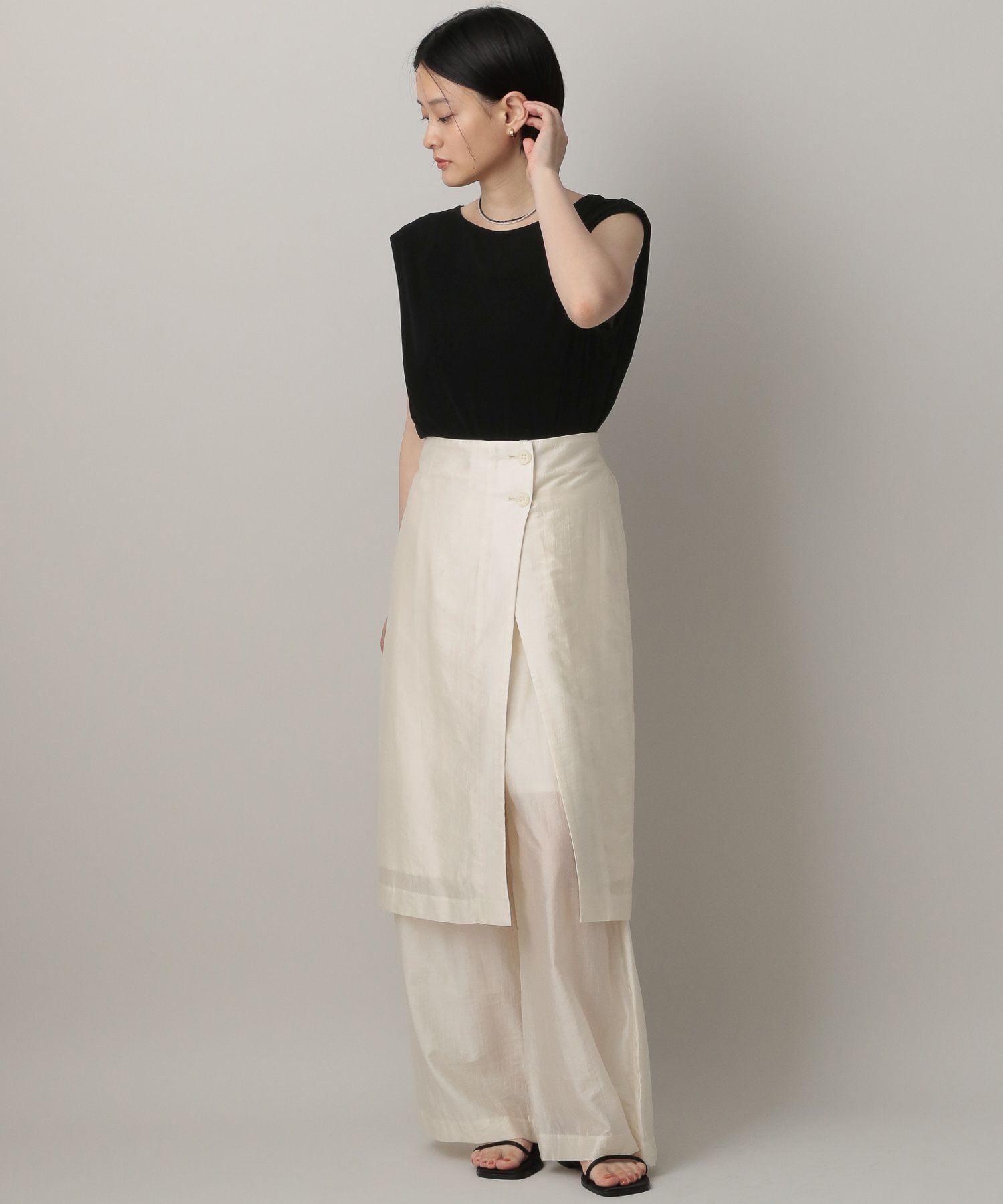 A part by 「ベロアタックスリーブノースリーブ」|Tシャツ・カットソー|