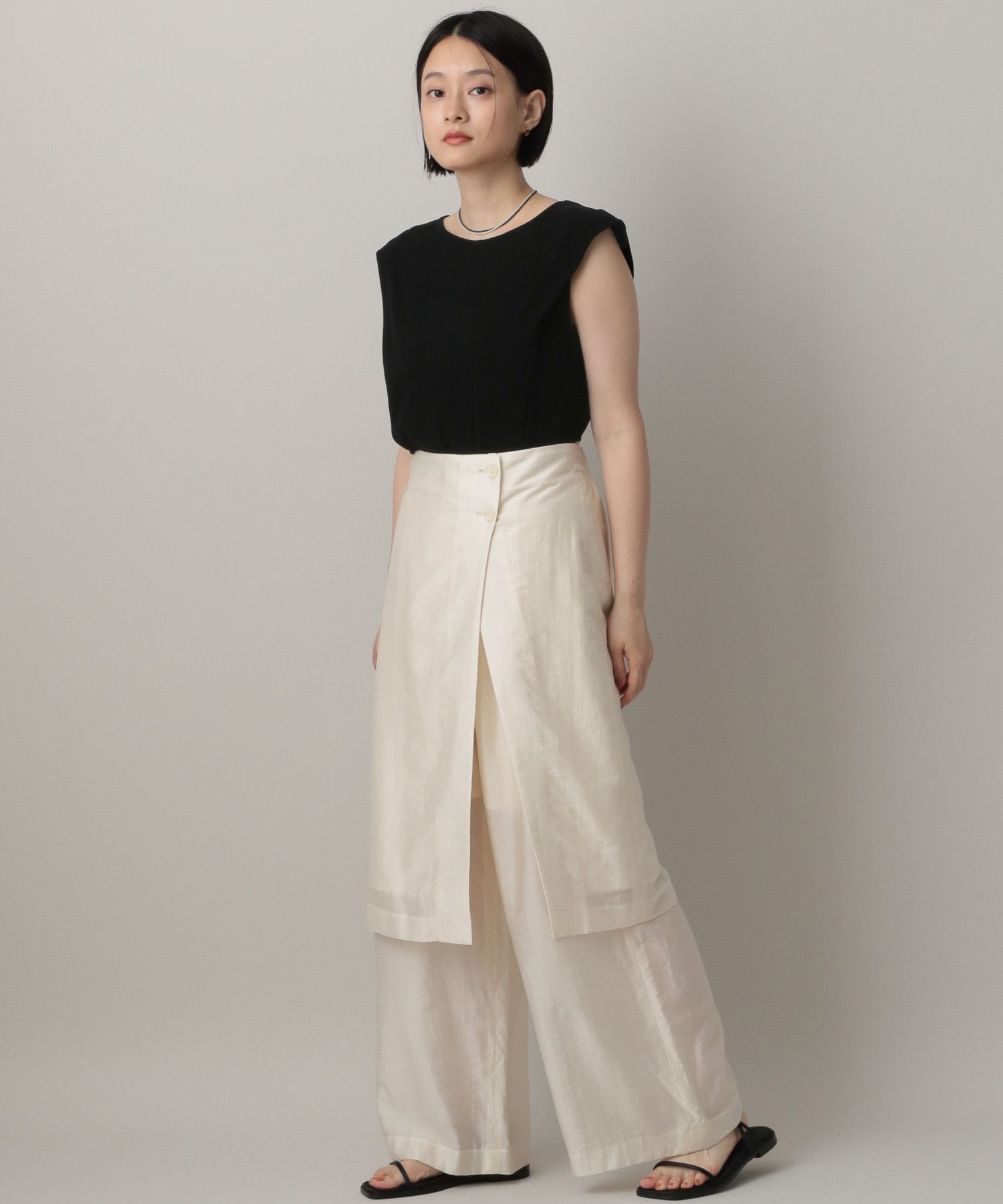 A part by 「ベロアタックスリーブノースリーブ」|Tシャツ・カットソー|